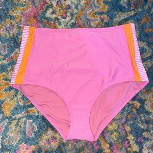 Aerie pink high waisted bikini bottoms